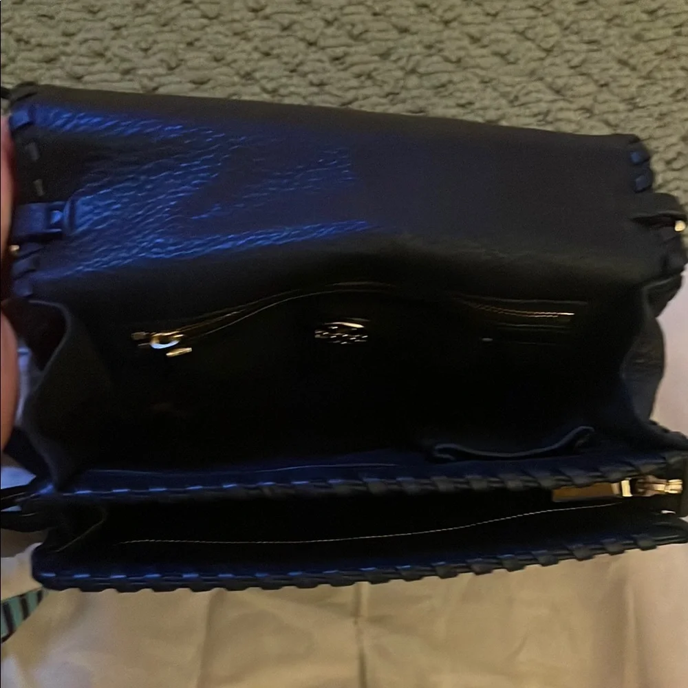 Tory Burch Black Leather Crossbody Bag